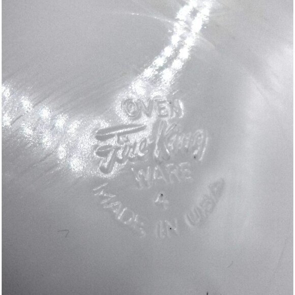 Divided Relish Tray Fire King White Milk Glass Gold Bead Trim Vintage 11 Inch - Picture 2 of 10